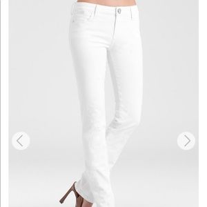 Preloved Guess Nicole Cigarette White Jeans sz 32